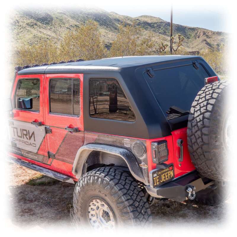Jeep Wrangler JK Hardtop - TURN Offroad - Fastback 4-Piece - White - `07-`18